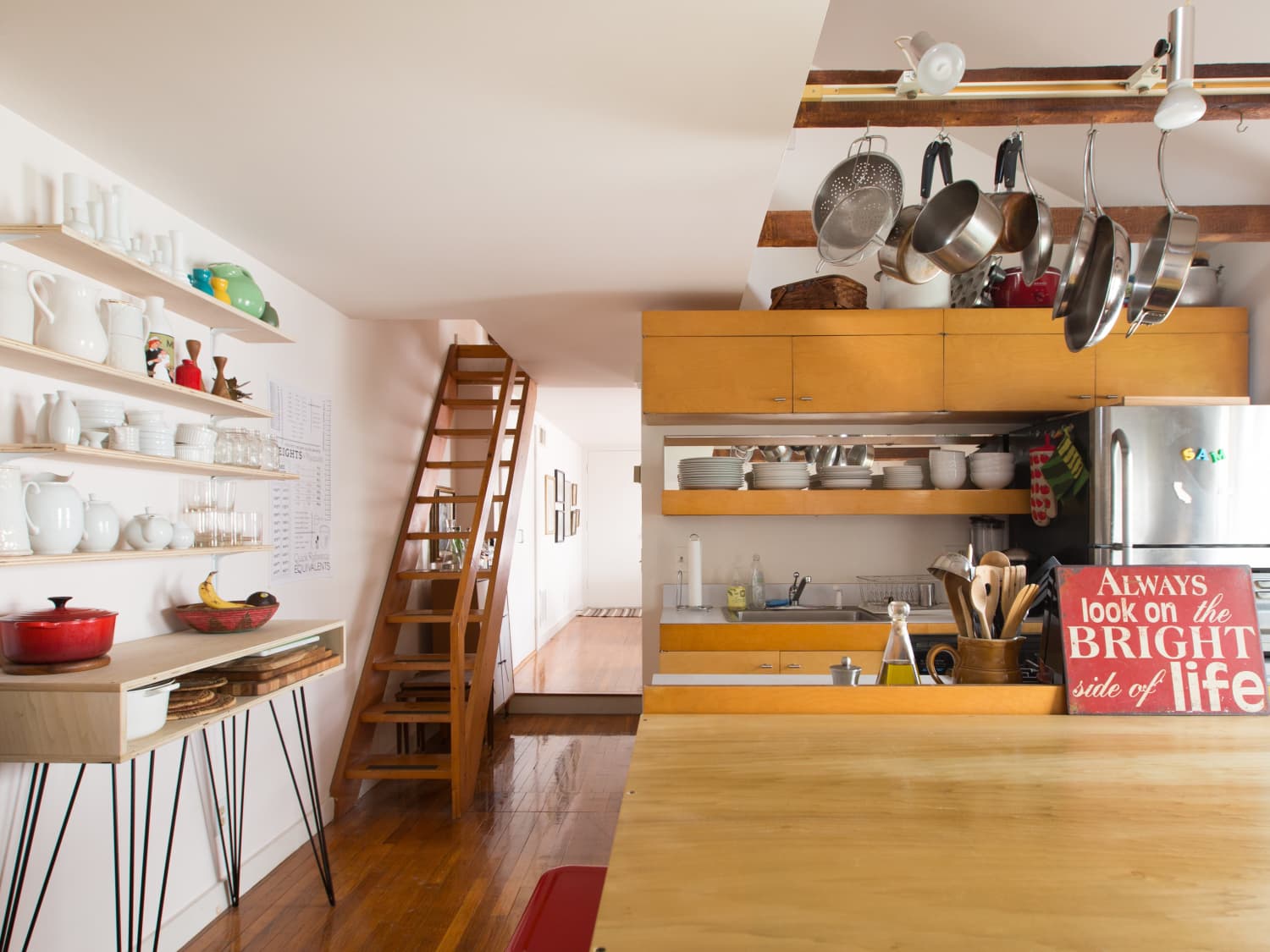 Hanging bakers rack kitchen best sale